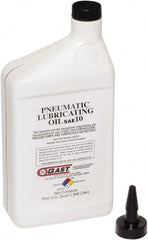 Gast - 1 Qt Air Compressor Lubricating Oil - Use with Gast Lubricated Vacuum Pumps, Air Compressors and Air Motors - Exact Tooling