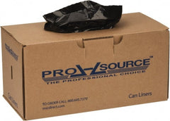 PRO-SOURCE - 1.55 mil Thick, Heavy-Duty Trash Bags - 43" Wide x 48" High, Black - Exact Tooling