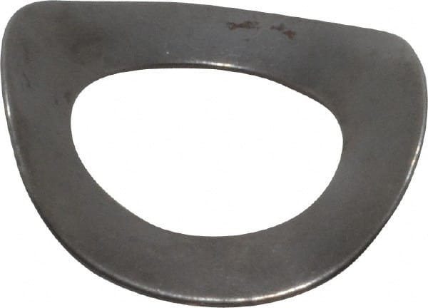Gardner Spring - 1/4" Bolt, 0.265" ID, Grade 1074 Steel, Curved Disc Spring - 0.49" OD, 0.091" High, 0.008" Thick - Exact Tooling