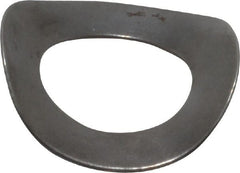 Gardner Spring - 1/4" Bolt, 0.265" ID, Grade 1074 Steel, Curved Disc Spring - 0.49" OD, 0.091" High, 0.008" Thick - Exact Tooling