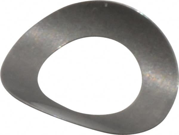 Gardner Spring - #5 Bolt, 0.135" ID, Grade 301 Stainless Steel, Curved Disc Spring - 0.245" OD, 0.049" High, 0.004" Thick - Exact Tooling