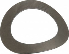 Gardner Spring - 1/4" Bolt, 0.269" ID, Grade 301 Stainless Steel, Curved Disc Spring - 0.423" OD, 0.07" High, 0.007" Thick - Exact Tooling