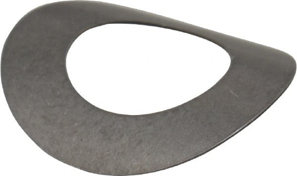 Gardner Spring - 1/4" Bolt, 0.265" ID, Grade 301 Stainless Steel, Curved Disc Spring - 0.49" OD, 0.091" High, 0.008" Thick - Exact Tooling