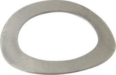 Gardner Spring - 3/8" Bolt, 0.4" ID, Grade 301 Stainless Steel, Curved Disc Spring - 0.612" OD, 0.074" High, 0.013" Thick - Exact Tooling