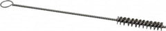 PRO-SOURCE - 4 Piece Stainless Steel Hand Tube Brush Set - 1-1/2" Brush Length, 8" OAL, 0.016" Shank Diam, Includes Brush Diams 1/8", 1/4", 3/8" & 1/2" - Exact Tooling