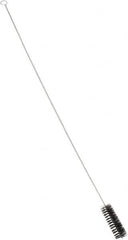 PRO-SOURCE - 4-1/2" Long x 1-1/2" Diam Nylon Bristle Brush - Single Spiral, 40-1/2" OAL, 0.01" Filament Diam, 0.205" Shank Diam - Exact Tooling