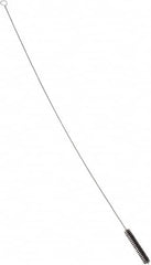 PRO-SOURCE - 4-1/2" Long x 3/4" Diam Horsehair Bristle Brush - Single Spiral, 42" OAL, 0.008" Filament Diam, 0.142" Shank Diam - Exact Tooling