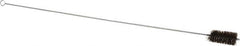 PRO-SOURCE - 4-1/2" Long x 2" Diam Horsehair Bristle Brush - Single Spiral, 40-1/2" OAL, 0.005" Filament Diam, 0.187" Shank Diam - Exact Tooling