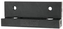 Snap Jaws - 4" Wide x 1-1/8" High x 9/16" Thick, Flat/No Step Vise Jaw - Soft, Steel, Fixed Jaw, Compatible with 4" Vises - Exact Tooling