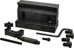 Snap Jaws - 6" Wide x 1-1/8" High x 1/8" Thick, V-Groove Vise Jaw - Steel, Fixed Jaw, Compatible with 6" Vises - Exact Tooling