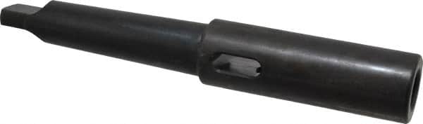 Collis Tool - MT2 Inside Morse Taper, MT3 Outside Morse Taper, Extension Morse Taper to Morse Taper - 7-9/16" OAL, Steel - Exact Tooling