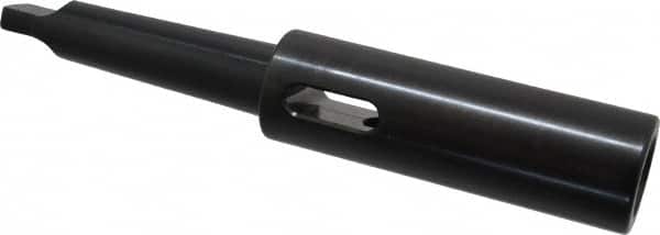Collis Tool - MT3 Inside Morse Taper, MT3 Outside Morse Taper, Extension Morse Taper to Morse Taper - 8-1/2" OAL, Steel - Exact Tooling