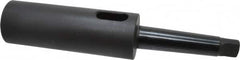 Collis Tool - MT4 Inside Morse Taper, MT3 Outside Morse Taper, Extension Morse Taper to Morse Taper - 9-7/16" OAL, Steel - Exact Tooling