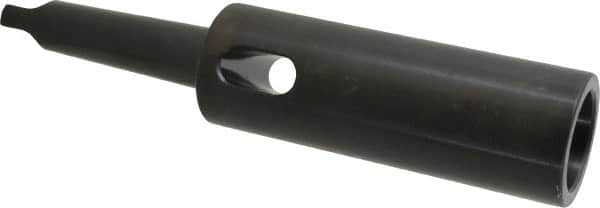 Collis Tool - MT5 Inside Morse Taper, MT4 Outside Morse Taper, Extension Morse Taper to Morse Taper - 11-13/16" OAL, Steel - Exact Tooling
