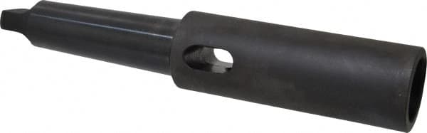 Collis Tool - MT5 Inside Morse Taper, MT5 Outside Morse Taper, Extension Morse Taper to Morse Taper - 13-1/16" OAL, Steel - Exact Tooling
