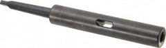 Collis Tool - MT1 Inside Morse Taper, MT1 Outside Morse Taper, Extension Morse Taper to Morse Taper - 7-5/8" OAL, Steel - Exact Tooling