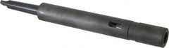 Collis Tool - MT2 Inside Morse Taper, MT2 Outside Morse Taper, Extension Morse Taper to Morse Taper - 11-9/16" OAL, Steel - Exact Tooling