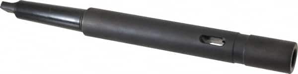 Collis Tool - MT2 Inside Morse Taper, MT3 Outside Morse Taper, Extension Morse Taper to Morse Taper - 12-5/16" OAL, Steel - Exact Tooling