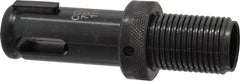 Collis Tool - 7/8-12 Inch Shank Thread, 7/8 Inch Outside Diameter, 2MT Morse Taper Adjustable Adapter Assembly - 1-1/4 Inch Axial Adjustment, 3/8 Inch Projection, 3-5/8 Inch Overall Length - Exact Tooling