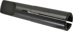 Collis Tool - 13/16 Inch Tap, 1-55/64 Inch Tap Entry Depth, MT3 Taper Shank, Split Sleeve Tapping Driver - 1/4 Inch Projection, 0.652 Inch Tap Shank Diameter, 0.489 Inch Tap Shank Square - Exact Tooling