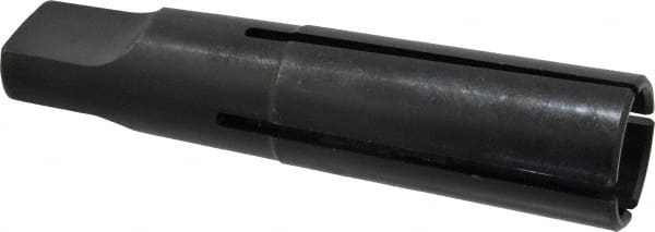 Collis Tool - 1-1/2 Inch Tap, 2-13/32 Inch Tap Entry Depth, MT5 Taper Shank, Split Sleeve Tapping Driver - 7/16 Inch Projection, 1.233 Inch Tap Shank Diameter, 0.925 Inch Tap Shank Square - Exact Tooling
