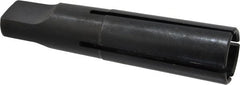 Collis Tool - 1-1/2 Inch Tap, 2-13/32 Inch Tap Entry Depth, MT5 Taper Shank, Split Sleeve Tapping Driver - 7/16 Inch Projection, 1.233 Inch Tap Shank Diameter, 0.925 Inch Tap Shank Square - Exact Tooling