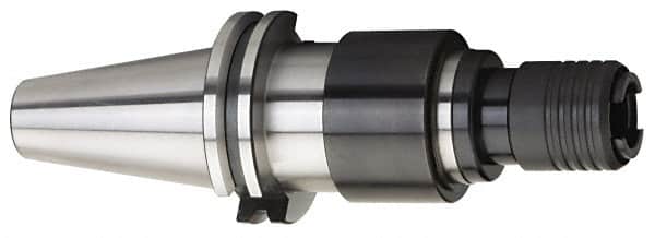 Collis Tool - CAT50 Taper Shank Tension & Compression Tapping Chuck - 13/16 to 1-3/8" Tap Capacity, 6.19" Projection, Size 3 Adapter, Quick Change - Exact Tooling