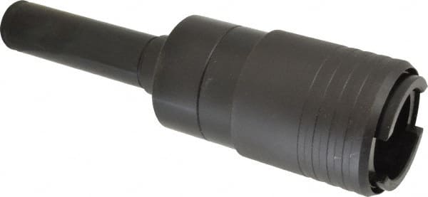 Collis Tool - 1-1/4" Straight Shank Diam Tension & Compression Tapping Chuck - 13/16 to 1-3/8" Tap Capacity, 6.06" Projection, Size 3 Adapter, Quick Change - Exact Tooling