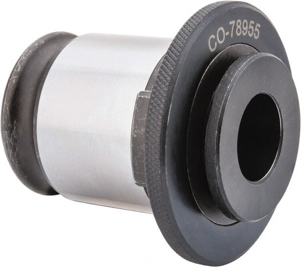 Collis Tool - 0.896" Tap Shank Diam, 0.672" Tap Square Size, 1-1/8" Tap, #3 Tapping Adapter - 0.55" Projection, 2.61" Tap Depth, Through Coolant, - Exact Tooling