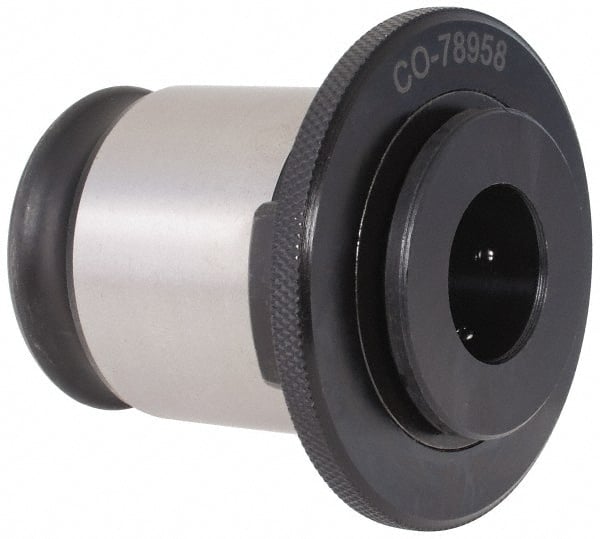 Collis Tool - 29/32" Tap Shank Diam, 0.679" Tap Square Size, 3/4" Pipe Tap, #3 Tapping Adapter - 0.43" Projection, 1.55" Tap Depth, Through Coolant, - Exact Tooling