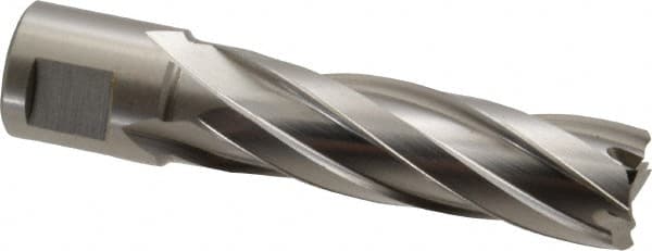Hougen - 0.6693" Cutter Diam x 50mm Deep High Speed Steel Annular Cutter - Exact Tooling