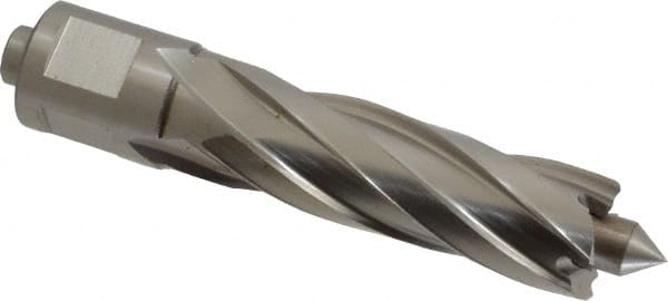 Hougen - 0.7087" Cutter Diam x 50mm Deep High Speed Steel Annular Cutter - Exact Tooling