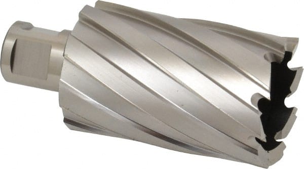 Hougen - 1.5743" Cutter Diam x 50mm Deep High Speed Steel Annular Cutter - Exact Tooling