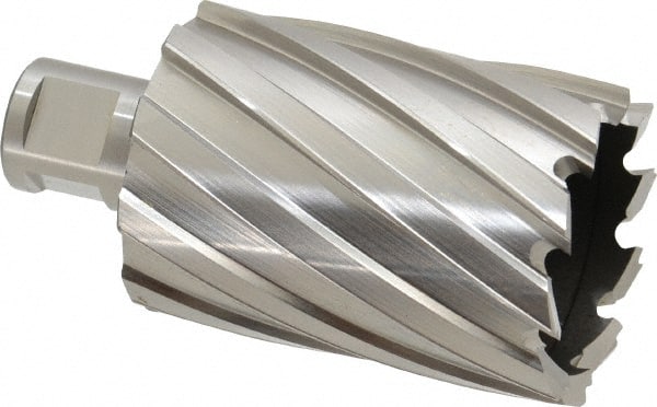 Hougen - 1.7717" Cutter Diam x 50mm Deep High Speed Steel Annular Cutter - Exact Tooling