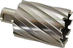 Hougen - 1.8898" Cutter Diam x 50mm Deep High Speed Steel Annular Cutter - Exact Tooling