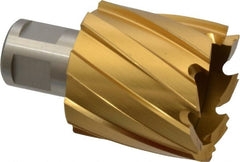 Hougen - 1-1/2" Diam x 1" Deep High Speed Steel Annular Cutter - Exact Tooling