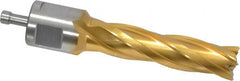 Hougen - 9/16" Diam x 2" Deep High Speed Steel Annular Cutter - Exact Tooling