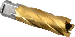 Hougen - 13/16" Diam x 2" Deep High Speed Steel Annular Cutter - Exact Tooling