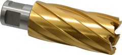 Hougen - 1-1/8" Diam x 2" Deep High Speed Steel Annular Cutter - Exact Tooling