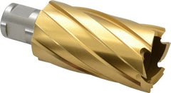 Hougen - 1-5/16" Diam x 2" Deep High Speed Steel Annular Cutter - Exact Tooling