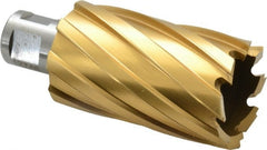 Hougen - 1-7/16" Diam x 2" Deep High Speed Steel Annular Cutter - Exact Tooling