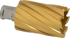 Hougen - 1-5/8" Diam x 2" Deep High Speed Steel Annular Cutter - Exact Tooling