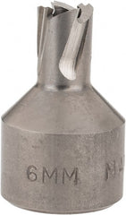 Hougen - 6mm Diam x 1/4" Deep High Speed Steel Annular Cutter - Exact Tooling