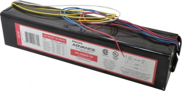 Philips Advance - 2 Lamp, 277 Volt, 1.40 to 1.65 Amp, 160 to 199, 200 or Greater Watt, Rapid Start, Magnetic, Nondimmable Fluorescent Ballast - 0.90, 0.96, 0.99 Ballast Factor, Thermal Protection, T10, T12 Lamp - Exact Tooling
