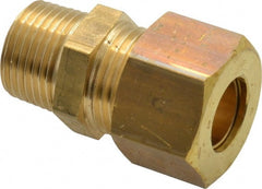 Legris - 12mm OD, Brass Male Connector - 320 Max Working psi, -40 to 210°F, Comp x MBSPT Ends - Exact Tooling