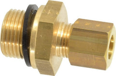 Legris - 8mm OD, Brass Male Connector - 320 Max Working psi, -40 to 210°F, Comp x MBSPP Ends - Exact Tooling