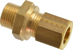 Legris - 8mm OD, Brass Male Connector - 320 Max Working psi, -40 to 210°F, Comp x Metric Thread Ends - Exact Tooling