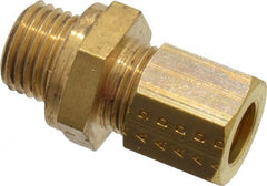 Legris - 8mm OD, Brass Male Connector - 320 Max Working psi, -40 to 210°F, Comp x Metric Thread Ends - Exact Tooling