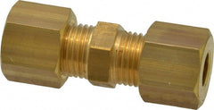 Legris - 6mm OD, Brass Union - 460 Max Working psi, -40 to 210°F, Comp x Comp Ends - Exact Tooling