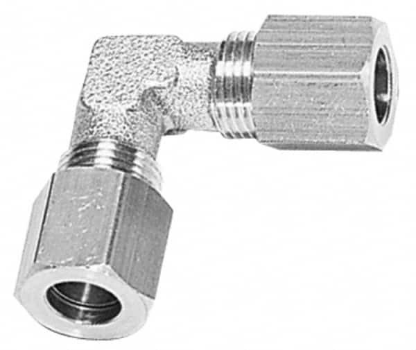 Legris - 12mm OD, Brass Union Elbow - 320 Max Working psi, -40 to 210°F, Comp x Comp Ends - Exact Tooling
